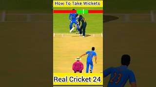 How To Take Wickets In Real Cricket 24 🥵| #rc24 #tips #shrots