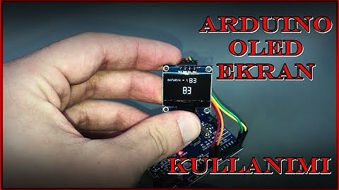 Arduino Oled Ekran Kullanımı SSD1306 - Rc uçak kumandası için