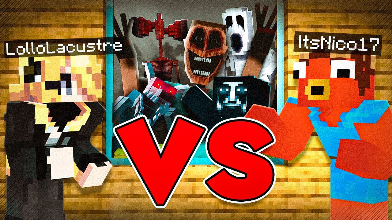 DUE PRO PLAYER VS le MOD più SPAVENTOSE di MINECRAFT HORROR ITA!!