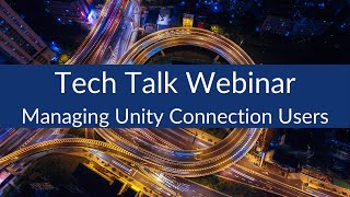 Managing Unity Connection Users
