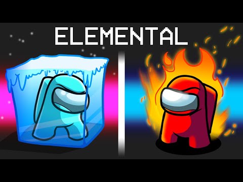 Elemental Rainbow Friends in Among Us