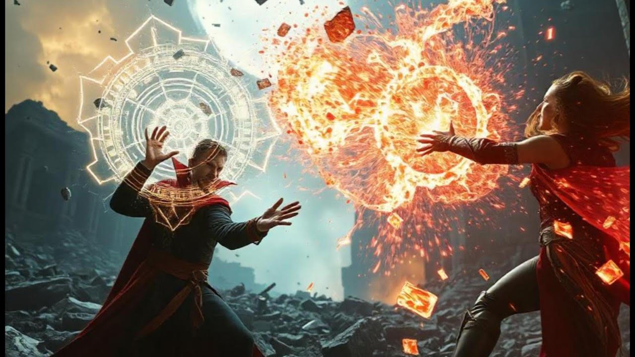 Mistical Titans Doctor Strange vs. Scarlet Witch: The Ultimate Battle of Mystical ...