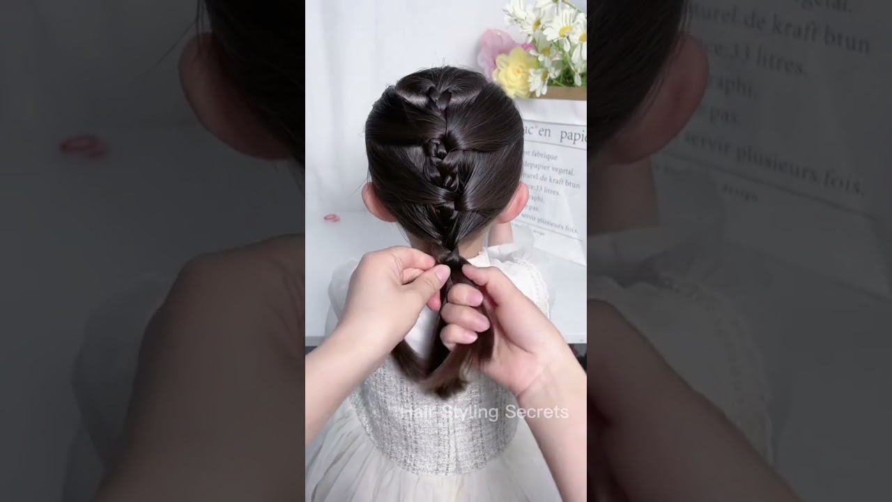 fairy and beautiful butterfly hairstyle 