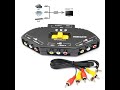 Unboxing AV/RCA Switcher Selection Box