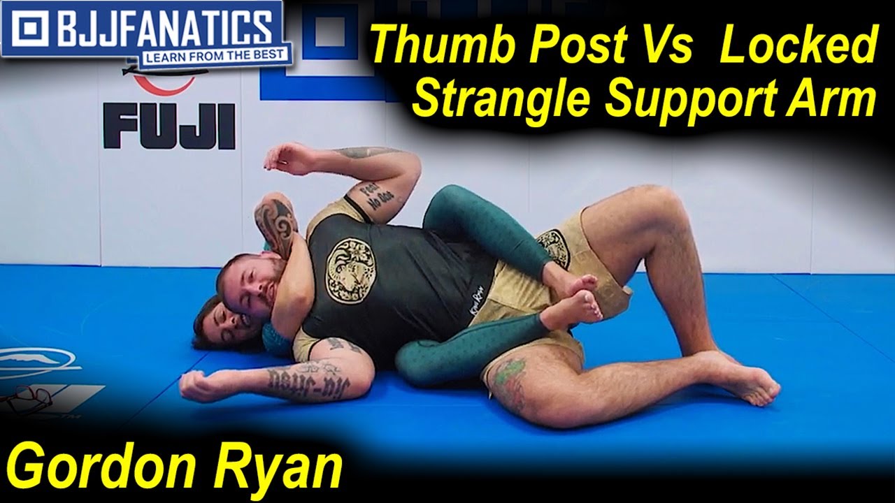 Thumb Post Vs Locked Strangle Support Arm by Gordon Ryan YouTube
