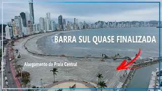 Por que banhistas atolam na areia do alargamento de Balneário