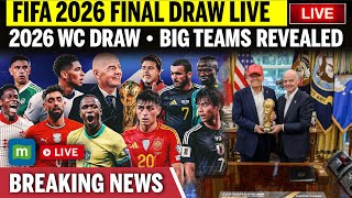 FIFA World Cup 2026 LIVE US President Trump Attends FIFA World Cup 2026 drawing at Kennedy Center