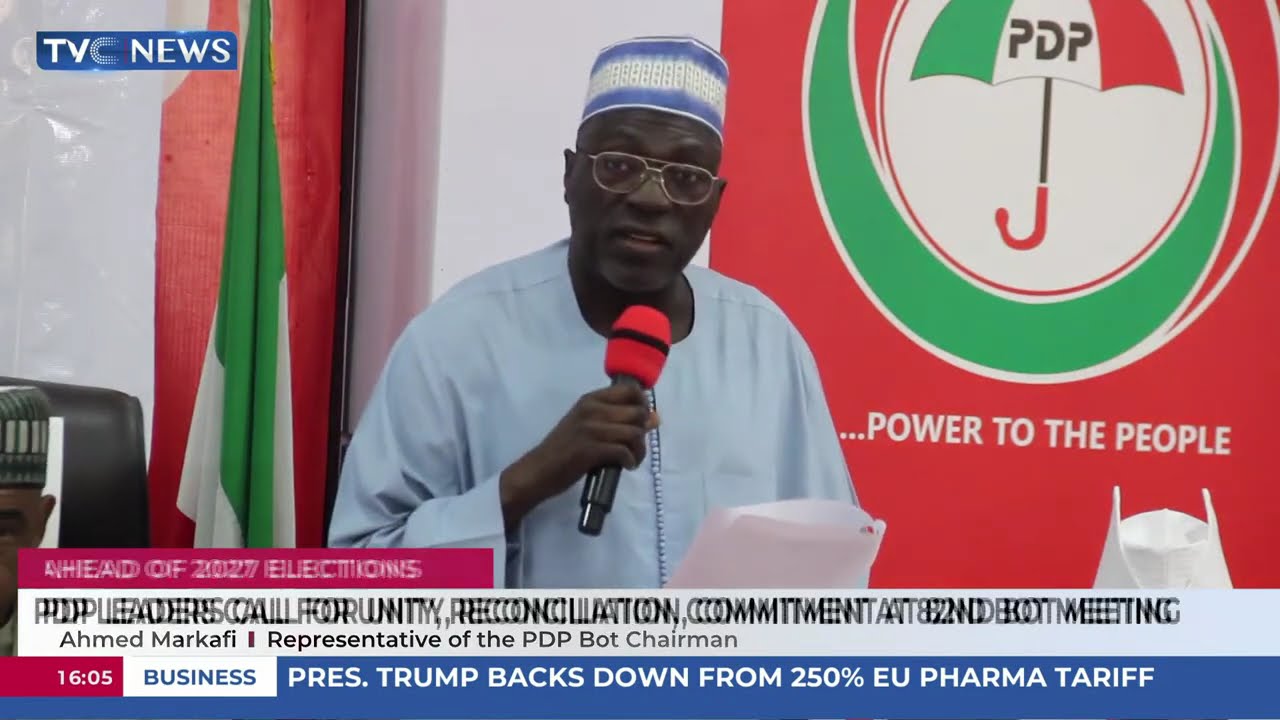 PDP Leaders Call For Unity, Reconciliation, Commitment At 82nd BoT Meeting