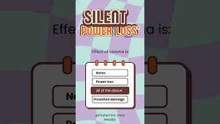 Corona Effect = Hidden Power Loss ⚡😳 | Transmission Lines Explained #shorts #engineeringstudents