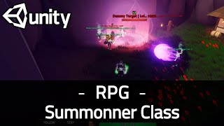 Let's make an RPG in Unity #8 - Creating The Summoner Class!