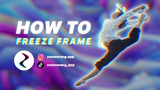 HOW TO FREEZE FRAME TUTORIAL: WITH MOBILE APP screenshot 1