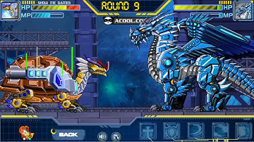 Robot Ice Dragon VS Robot Turtle - Game Show - Game Play - 2016 - HD