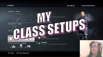 CoD Ghosts: Class Setups