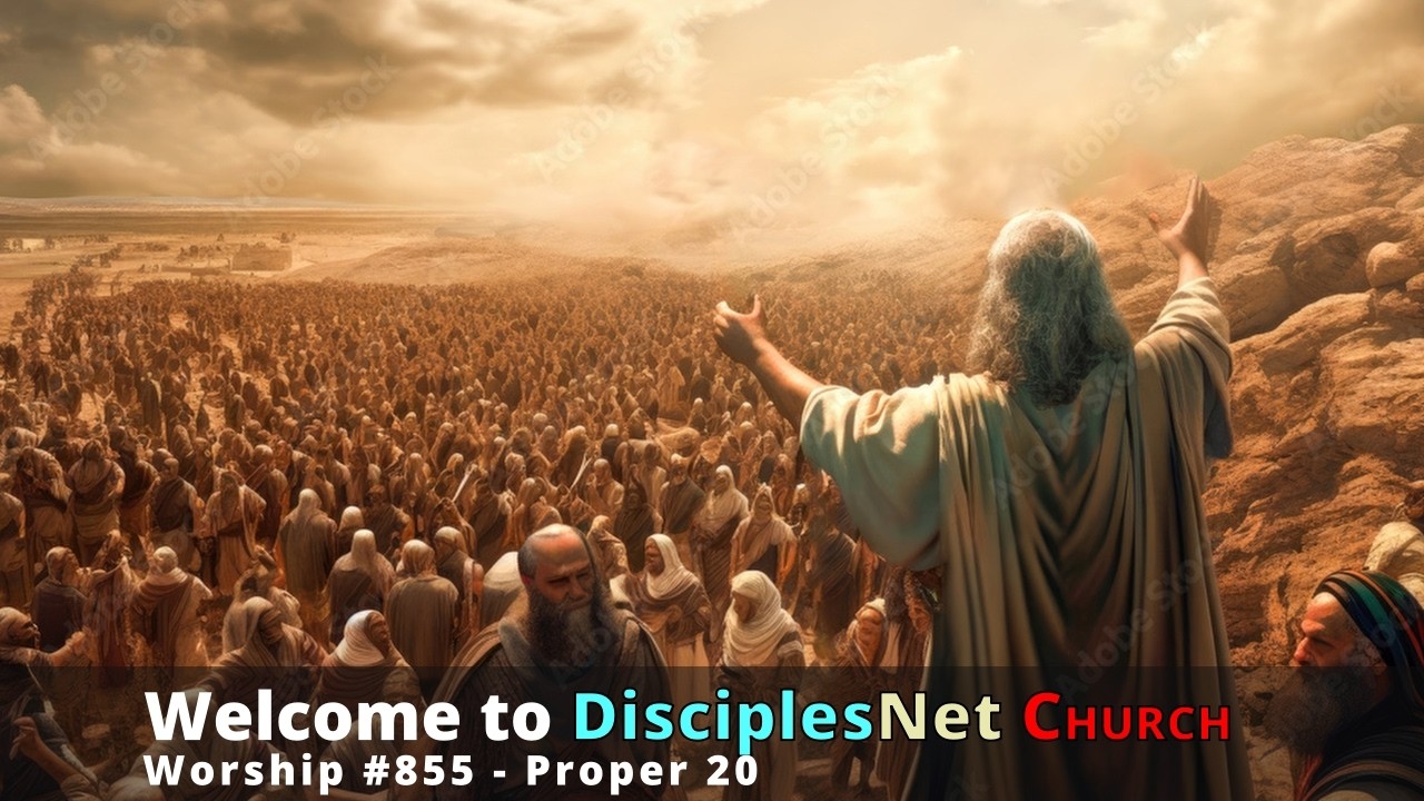 DisciplesNet Worship #855, Proper 20 (Borschel, 09.20.2026) - YouTube