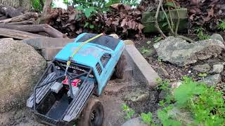 Backyard rc crawler course