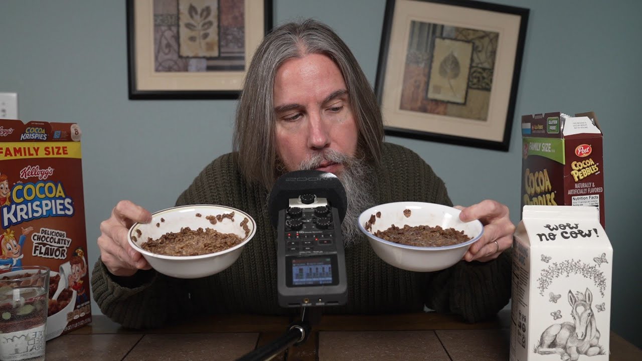 Cocoa Krispies vs Cocoa Pebbles ASMR YouTube