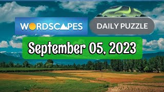 Wordscapes Daily Puzzle September 05, 2023 gameplay | Answers | Solution