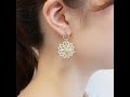 レーシーフラワーピアス