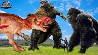 The Best Dinosaur T-rex Attack | T-Rex Vs Godzilla| Jurassic Park Fan-Made Film | Dinosaur | MsSandy by Ms Sandy 1,022,178 views 11 months ago 22 minutes