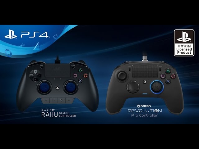 First look at two new pro controllers for PS4 (Razer Raiju and Nacon  Revolution) - YouTube