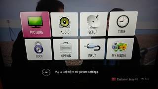 Look at a 42 Inch LG 42CS460 HD LCD TV I got but the picture far better on  the other Hitachi TV P2 - YouTube