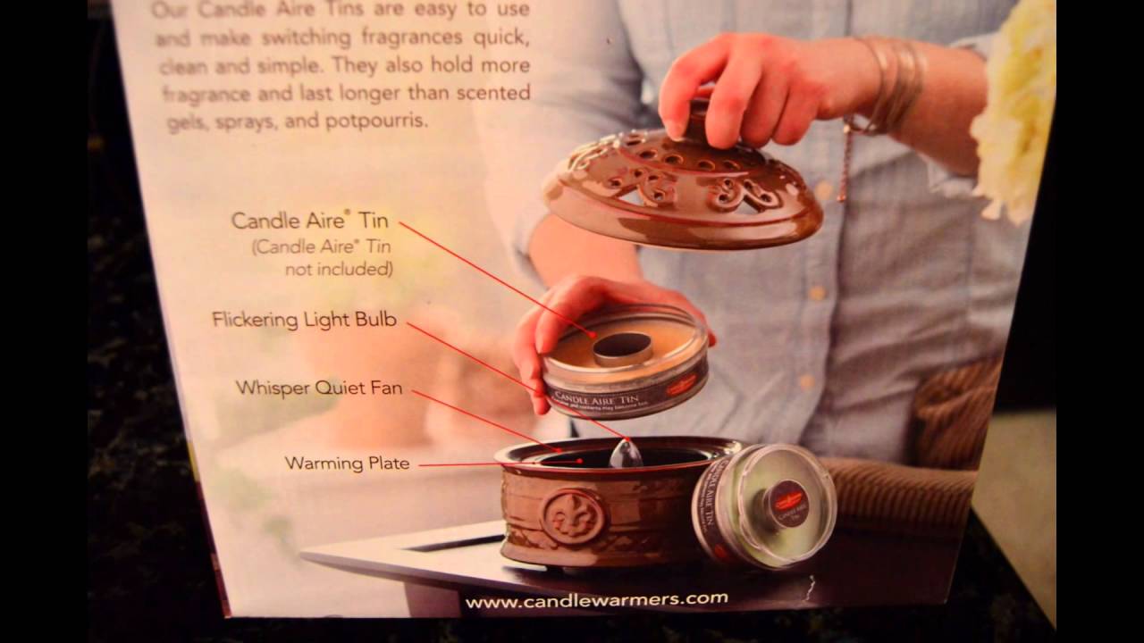 Candle Warmers Ect. Candle Aire Fan Fragrance Warmer in Fleur de Lis style Review 