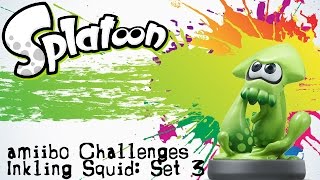 Splatoon -- Inkling Squid amiibo Challenges Part 3: King vs. Kraken!