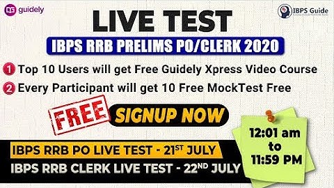 All India Live Mock Test | IBPS RRB PO/Clerk | Reasoning by Sachin Modi Sir | 21st July & 22nd July