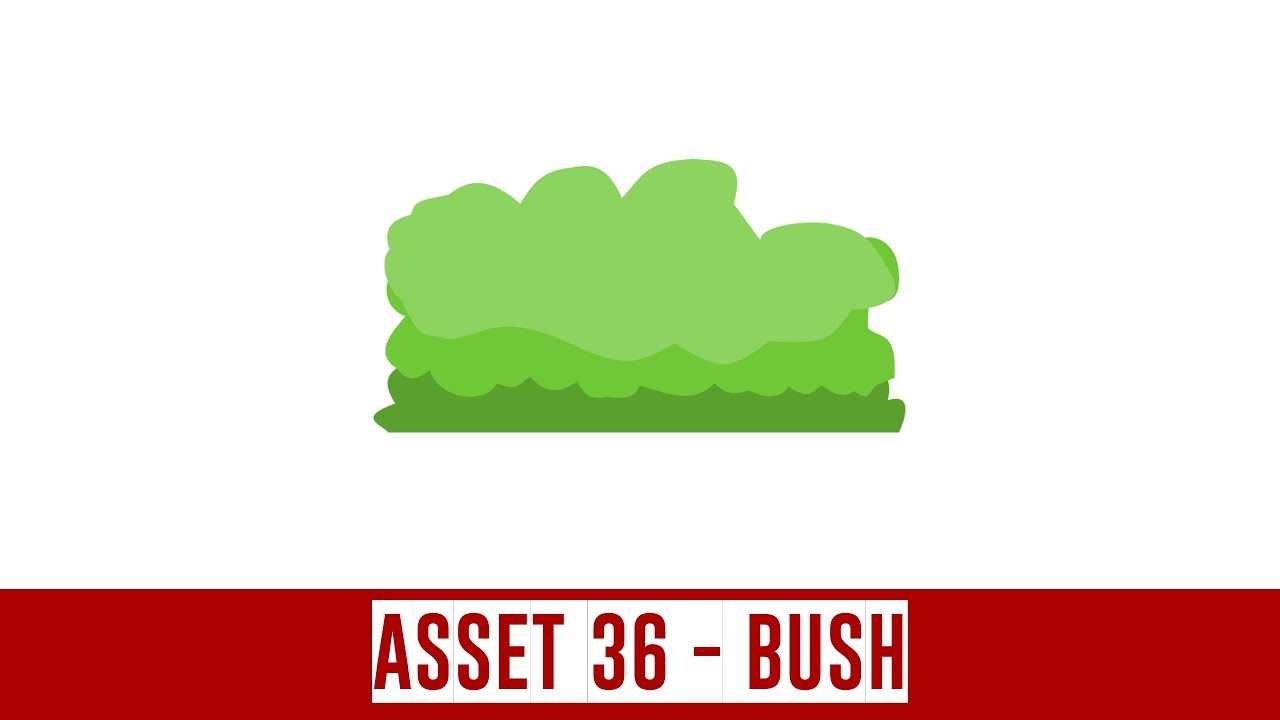 Game Asset 36 - Bush - YouTube
