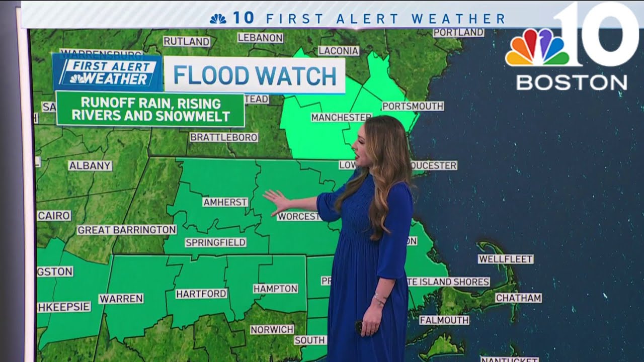 There's still a flood watch in place for Boston, most of Mass. - YouTube