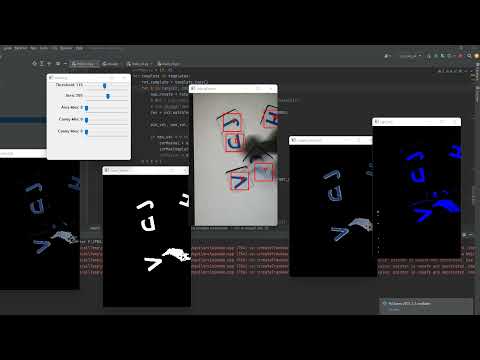 Letter Detection OpenCv Python (Match Template)