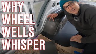 Why Wheel Wells Whisper! Sprinter Van Sound Deadening Made Simple