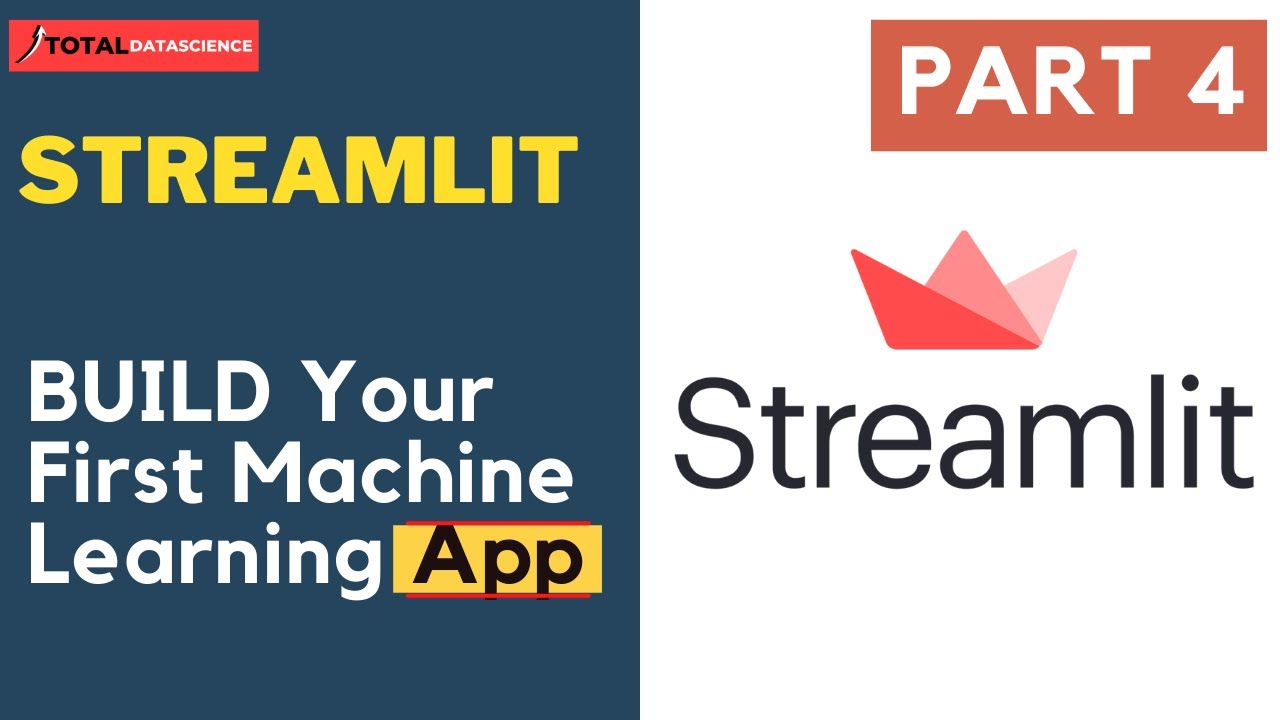 PART 4-Streamlit | Build Your First Machine Learning Web App