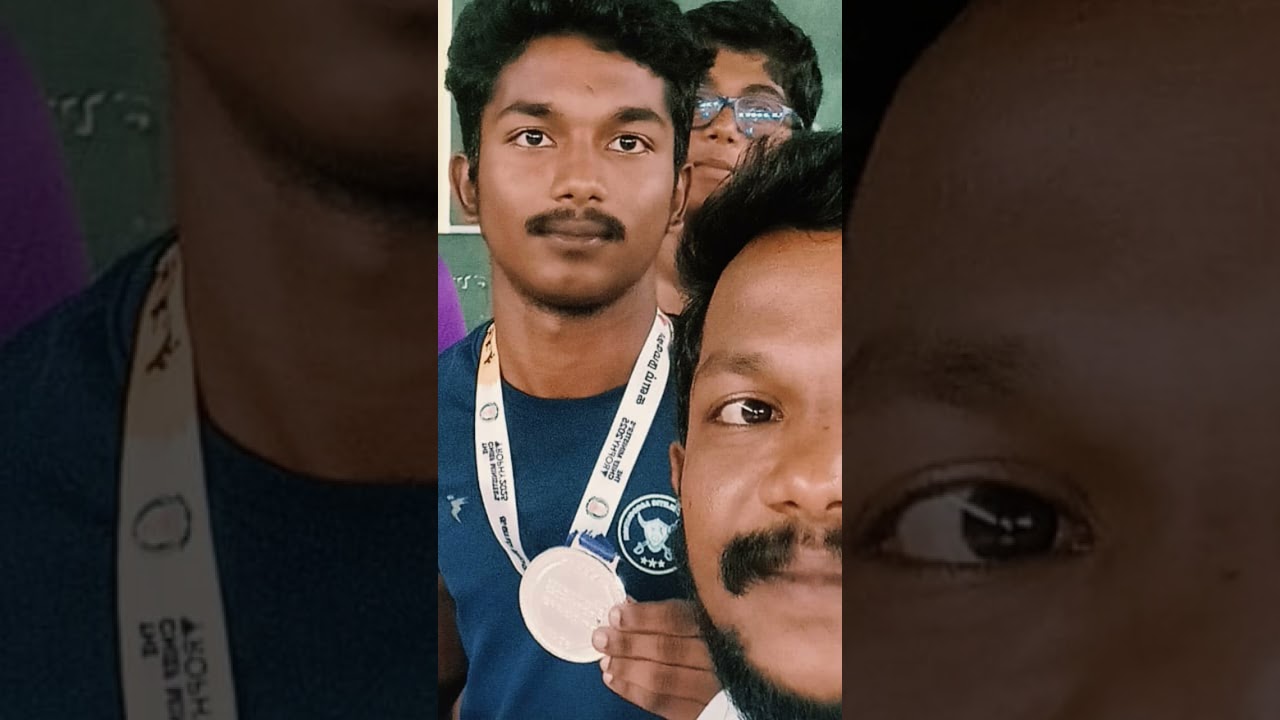 CM trophy 100m silver medalist award