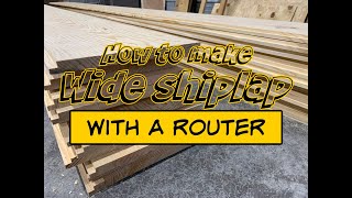 How to make your own (wide) SHIP LAP wall covering