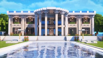 How to build a modern house in Minecraft #28