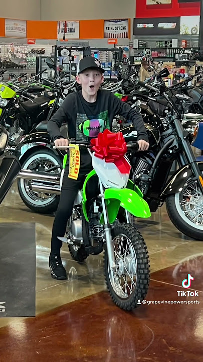 Surprise Kawasaki KLX 110😁 #shorts #surprise  #kawasaki