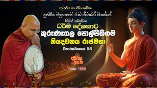 කුරුණැගල පොල්පිතිගම නියදවනය රාජමහා විහාරස්ථානයේ සිට සජීවීව Ven Balangoda Radha Thero Ama Dora