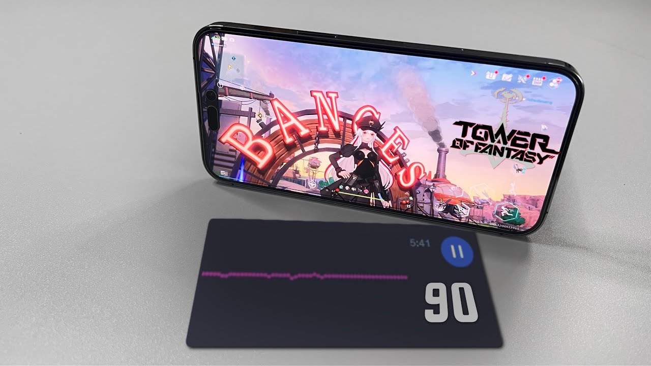 iPhone 14 Pro Max Tower of Fantasy 90 FPS Extreme Test | ProMotion Gaming!