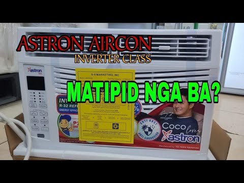 Astron Aircon Matipid nga ba? .6hp remote TC-LRE60 review
