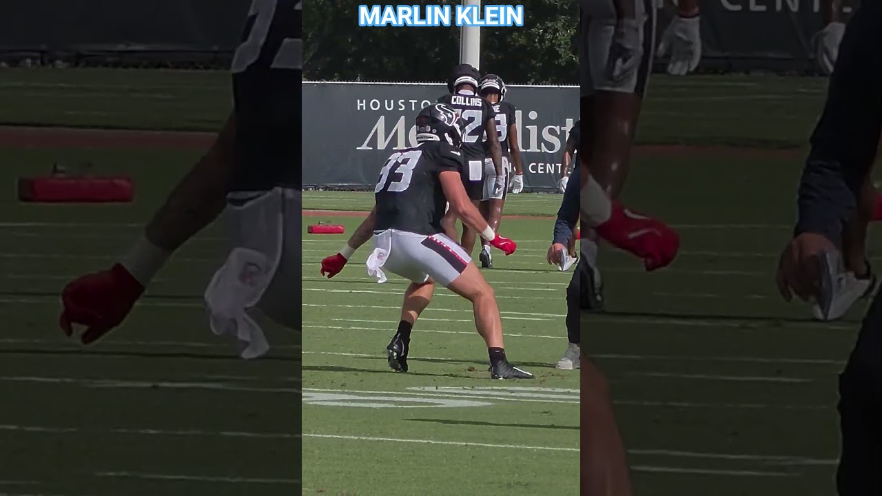 WATCH: Texans rookie tight end, Germany native, Michigan man: Marlin Klein