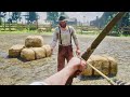 Red Dead Redemption 2 - Bow Gameplay Vol.12 (Euphoria Ragdolls)