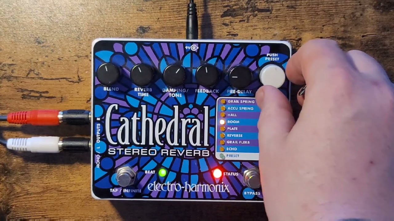 electro-harmonics Cathedral リバーブ Electro-Harmonix Cathedral Reverb Demo - YouTube