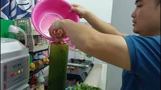 Ayam Tua Sudah Pencen Masak Dalam Buluh / Pansuh.Traditional Recipe.