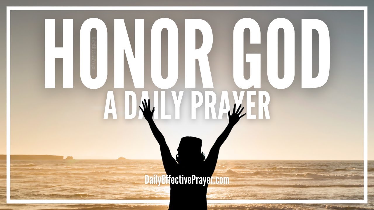 Prayer To Bend Your Knees, Raise Your Hands, & Give All The Honor To