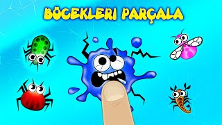 Böcekleri Parçala | Harfleri Yakalayın | Smash Master | Yürümeye başlayan çocuk oyunu screenshot 2