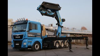 MAN TGX 35.480 - Palfinger PK110002 - Mäder Steine