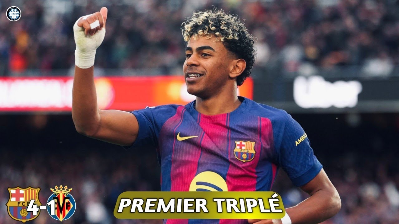 🤯🤯🤯 Lamine Yamal est sur sa PLANÈTE… (Barça 4-1 Villarreal)