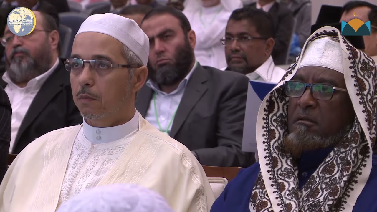 الشيخ أحمد المرابط بن الشيخ أحمد - مفتي عام جمهورية موريتانيا، يلقي كلمته في مؤتمر الوحدة