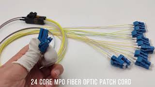 24 Core MPO Fiber Optic Patch Cord - WolonFiber
